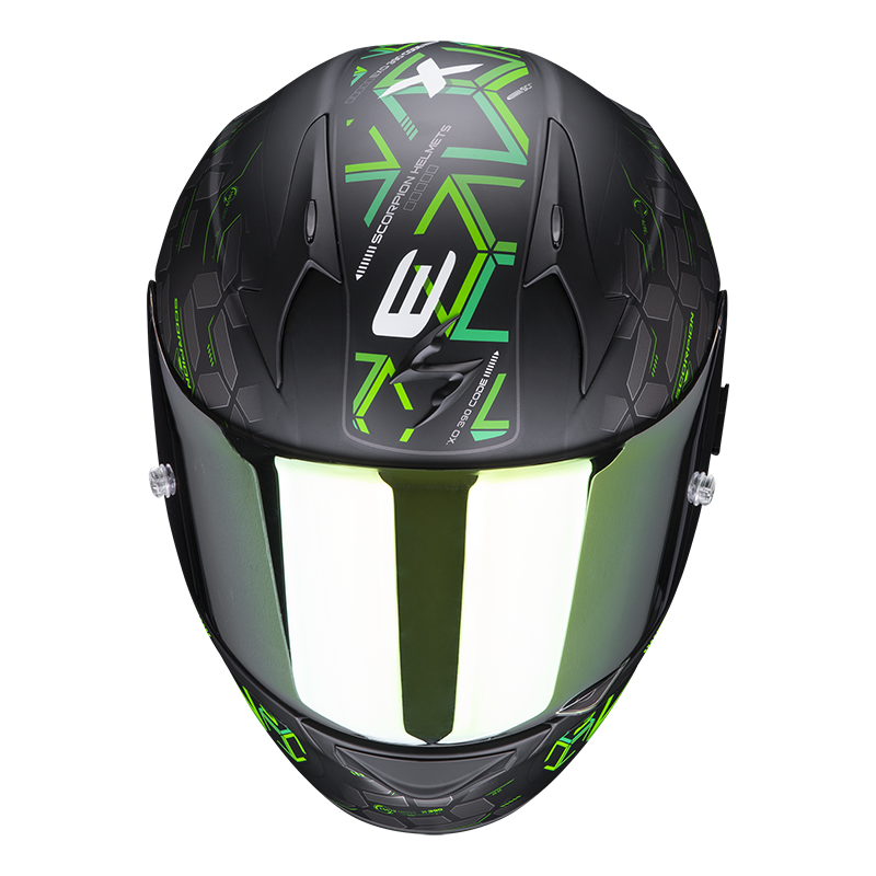 SCORPION EXO390 CUBE matt/black/green Helmstudio Leipzig