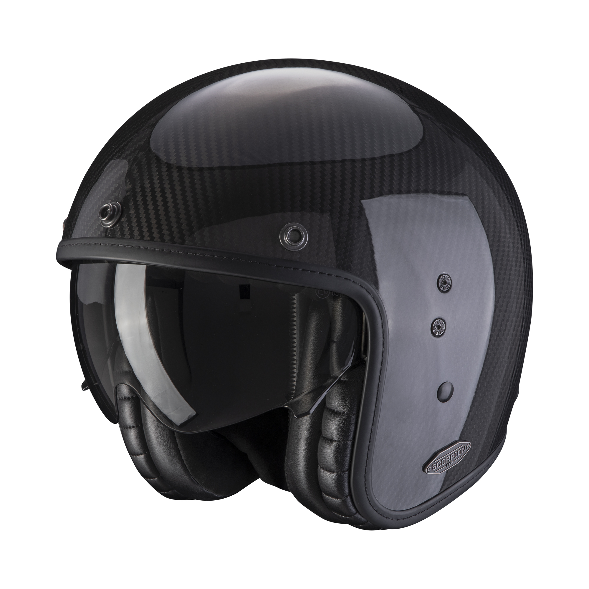 SCORPION BELFAST CARBON SOLID black - Helmstudio Leipzig