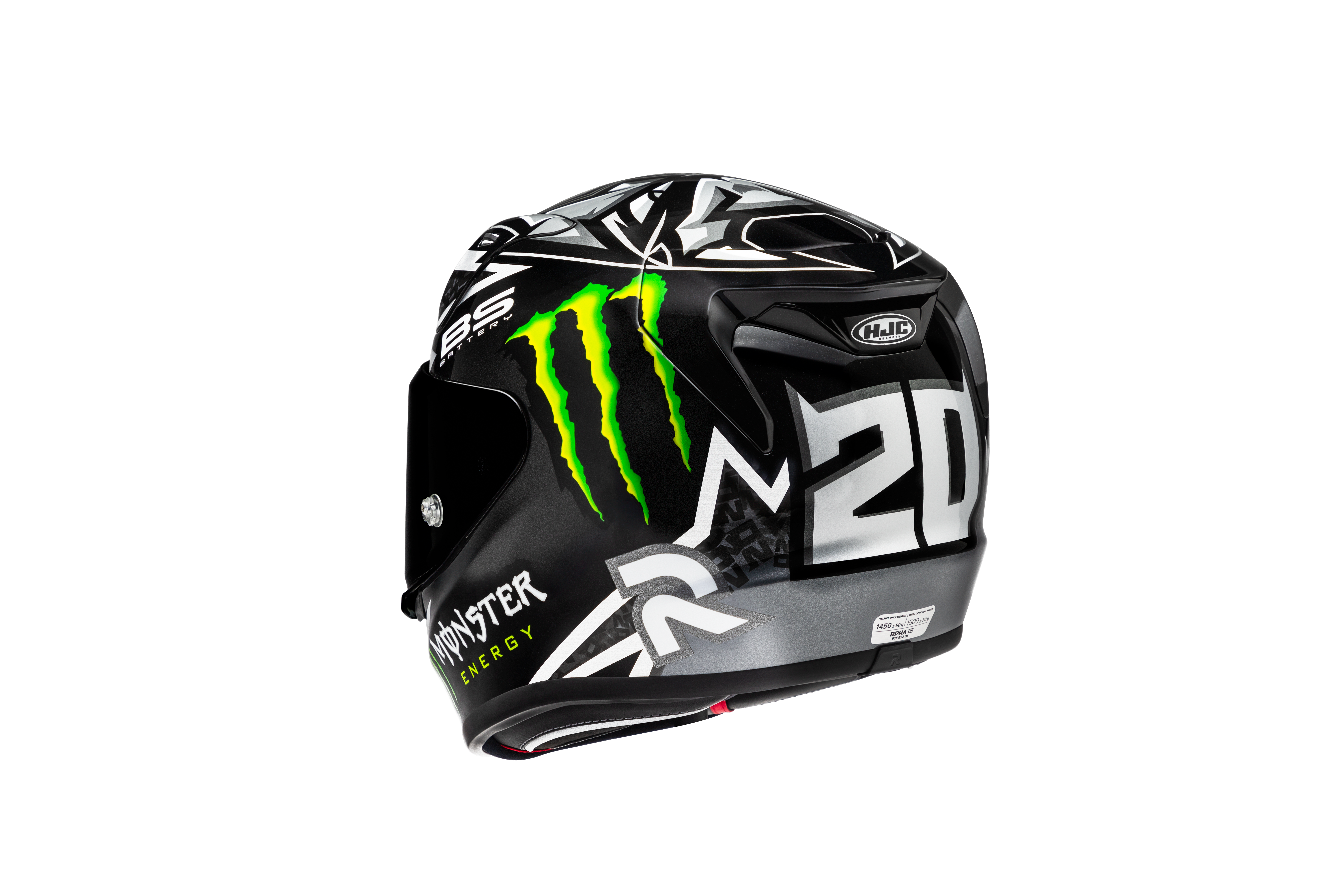 RPHA 12 Quartararo Replica Blk Rear