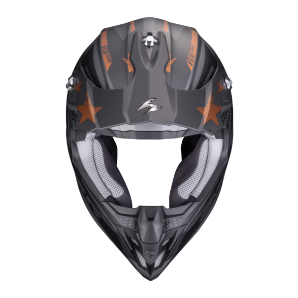 SCORPION VX 16 EVO AIR PATRIOT SILVER-BLACK-COPPER - Helmstudio